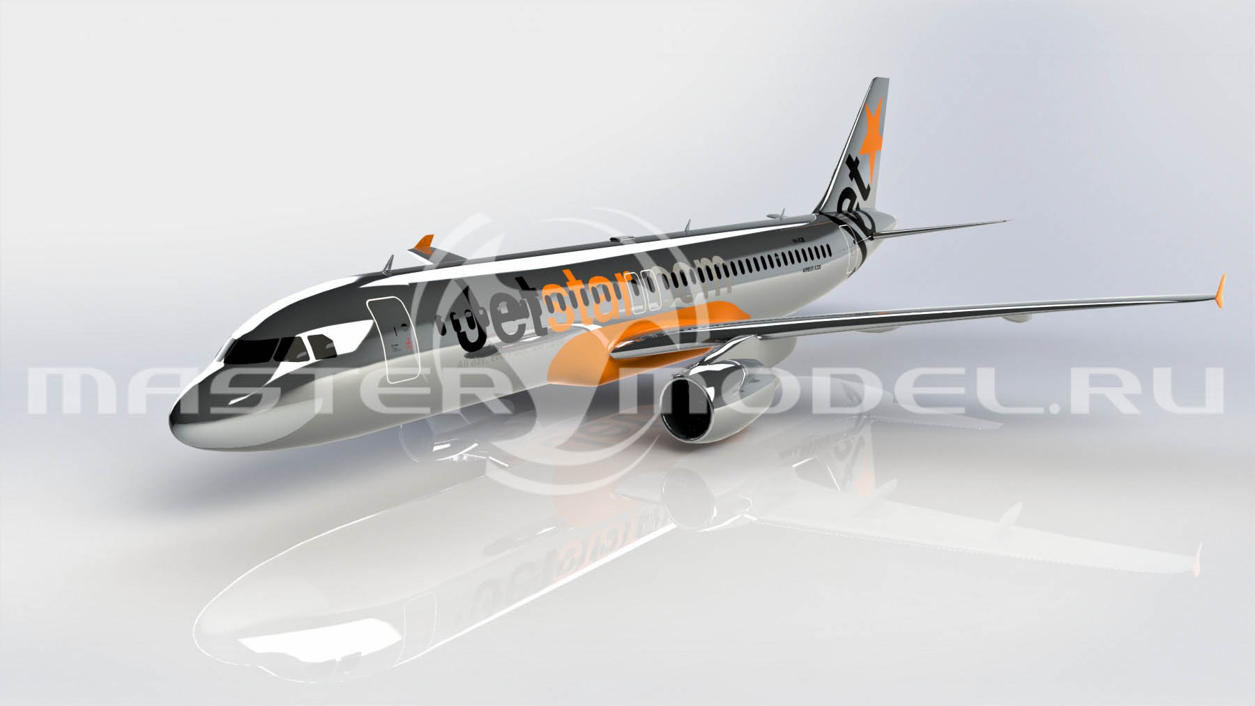 3d модель Airbus A320 SolidWorks