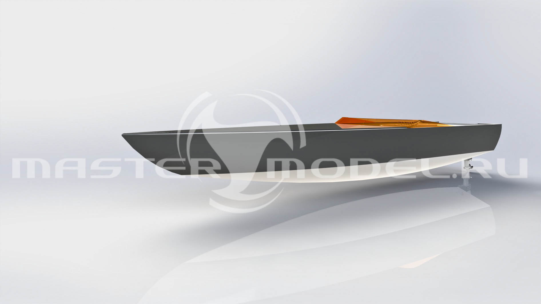 3D модель катера AVASIIT, SolidWorks