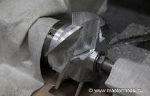 Черновая обработка заготовки гребного винта на ЧПУ
